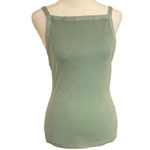 Free People Intimately High Neck Low Back Ribbed Tank